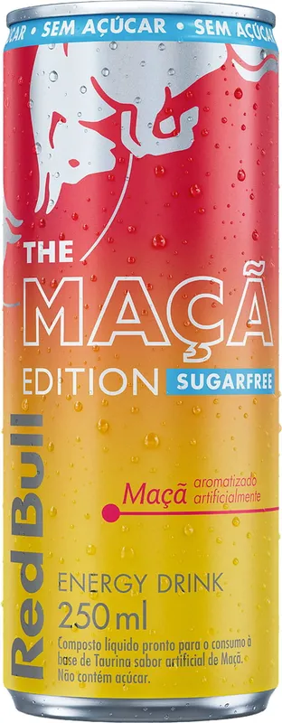 Energético Red Bull Sugar Free Maçã 250ml
