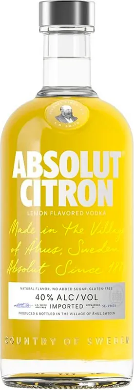 Vodka Absolut Citron 750ml